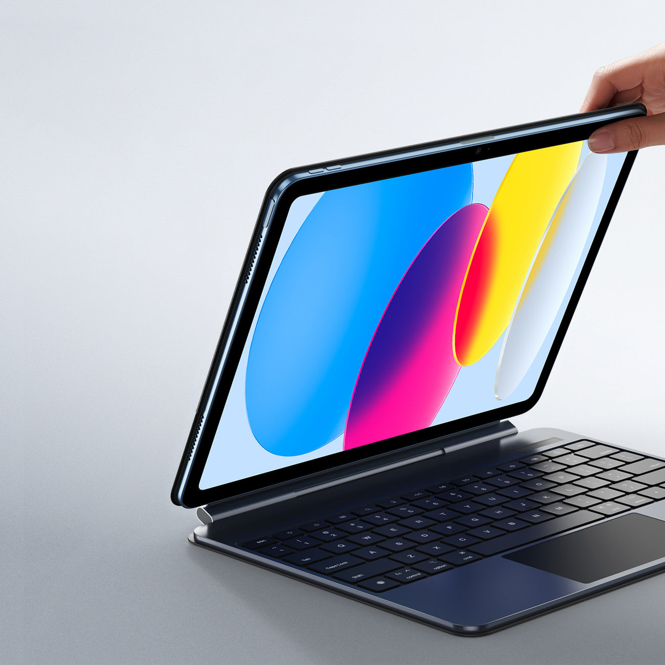 Dux Ducis (MK serijos) klaviatūros dėklas skirtas iPad 10" (2022) iPad 11" (2025) - juodas