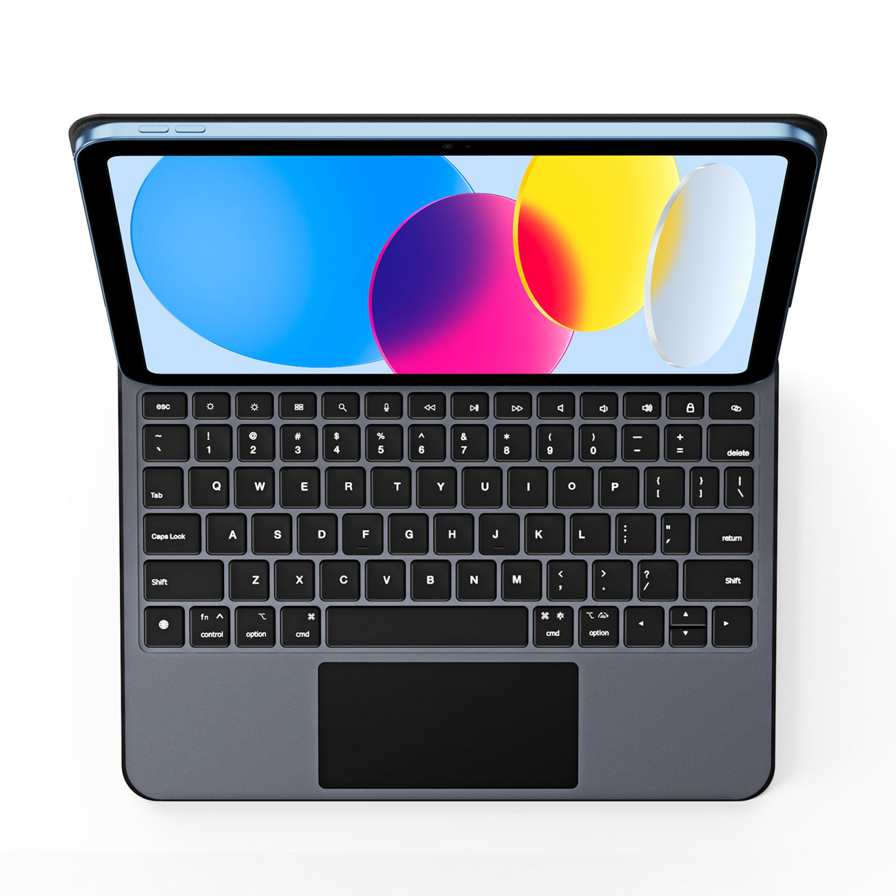 Dux Ducis (MK serijos) klaviatūros dėklas skirtas iPad 10" (2022) iPad 11" (2025) - juodas