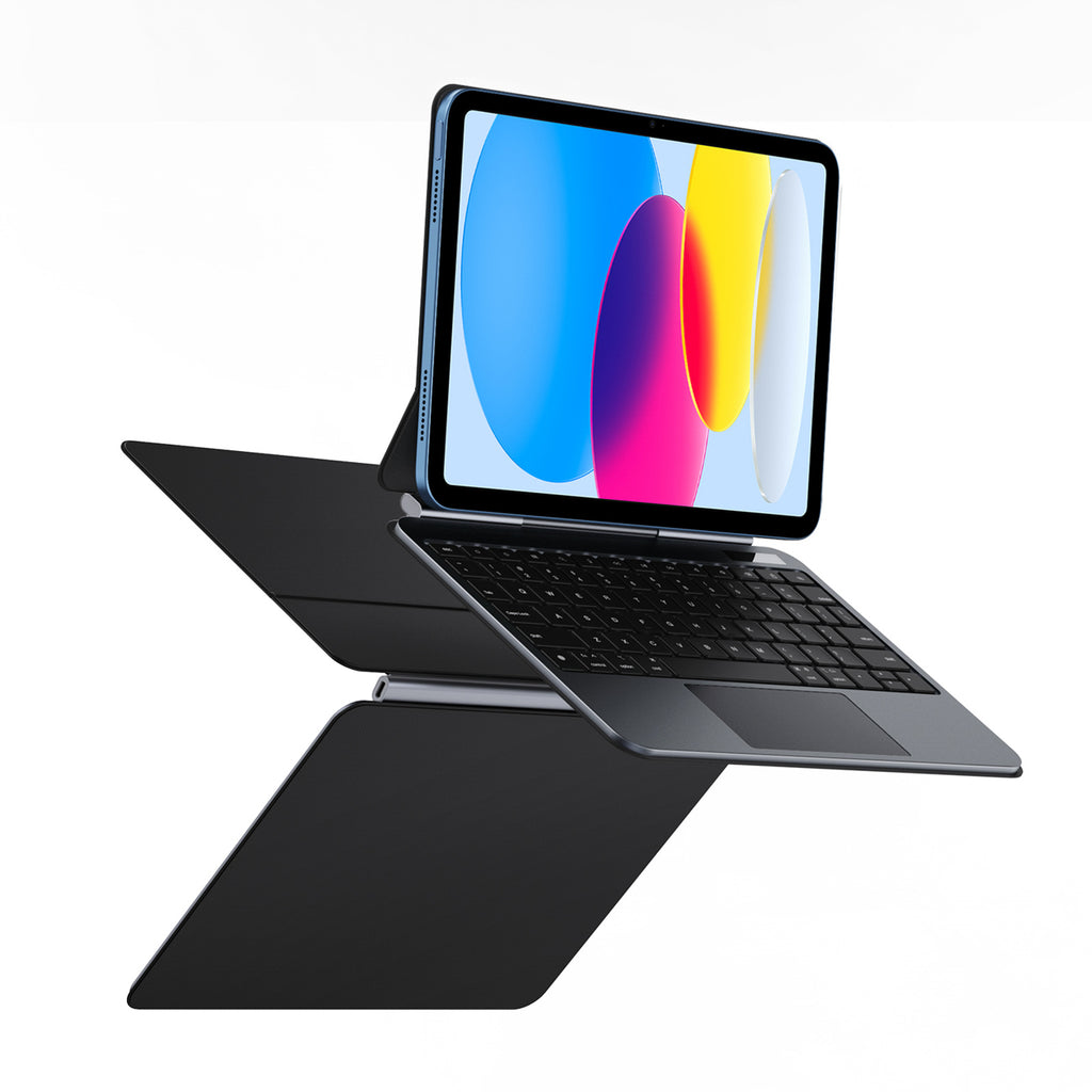Dux Ducis (MK serijos) klaviatūros dėklas skirtas iPad 10" (2022) iPad 11" (2025) - juodas