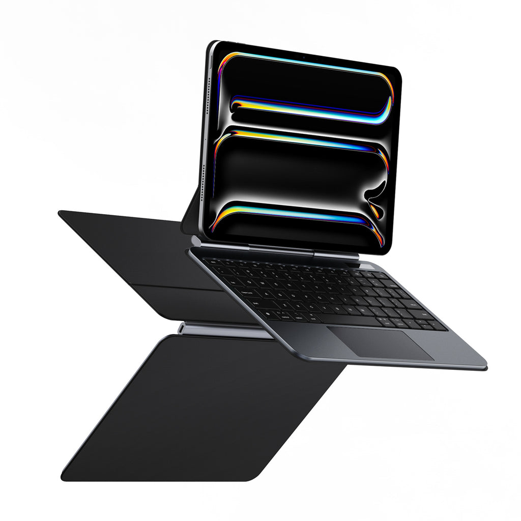 Dux Ducis (MK serijos) klaviatūros dėklas, skirtas iPad Pro 11" (2024) - juodas