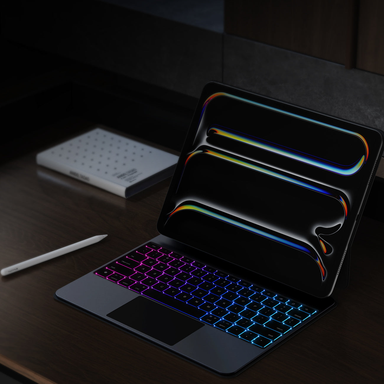 Dux Ducis (MK serijos) klaviatūros dėklas, skirtas iPad Pro 13" (2024) - juodas