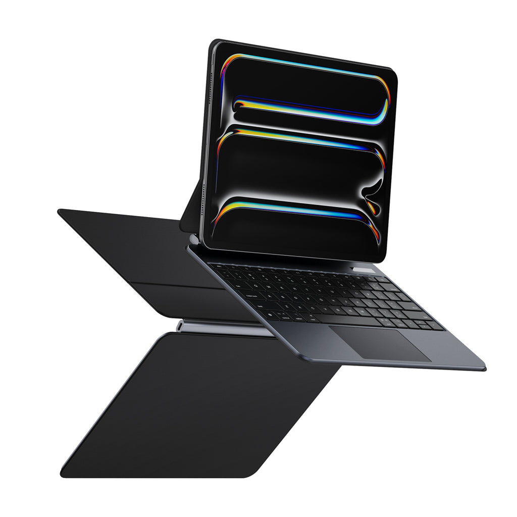 Dux Ducis (MK serijos) klaviatūros dėklas, skirtas iPad Pro 13" (2024) - juodas
