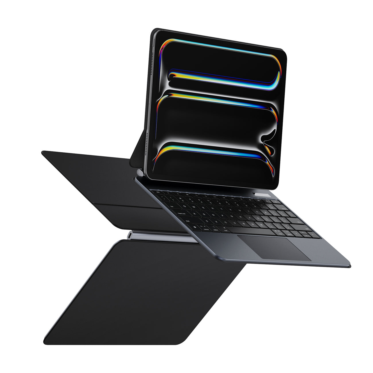 Dux Ducis (MK serijos) klaviatūros dėklas, skirtas iPad Pro 13" (2024) - juodas
