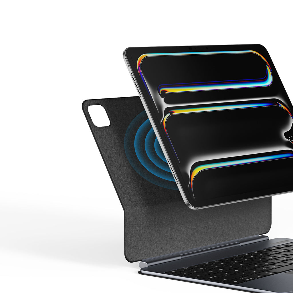 Dux Ducis (MK serijos) klaviatūros dėklas, skirtas iPad Pro 13" (2024) - juodas