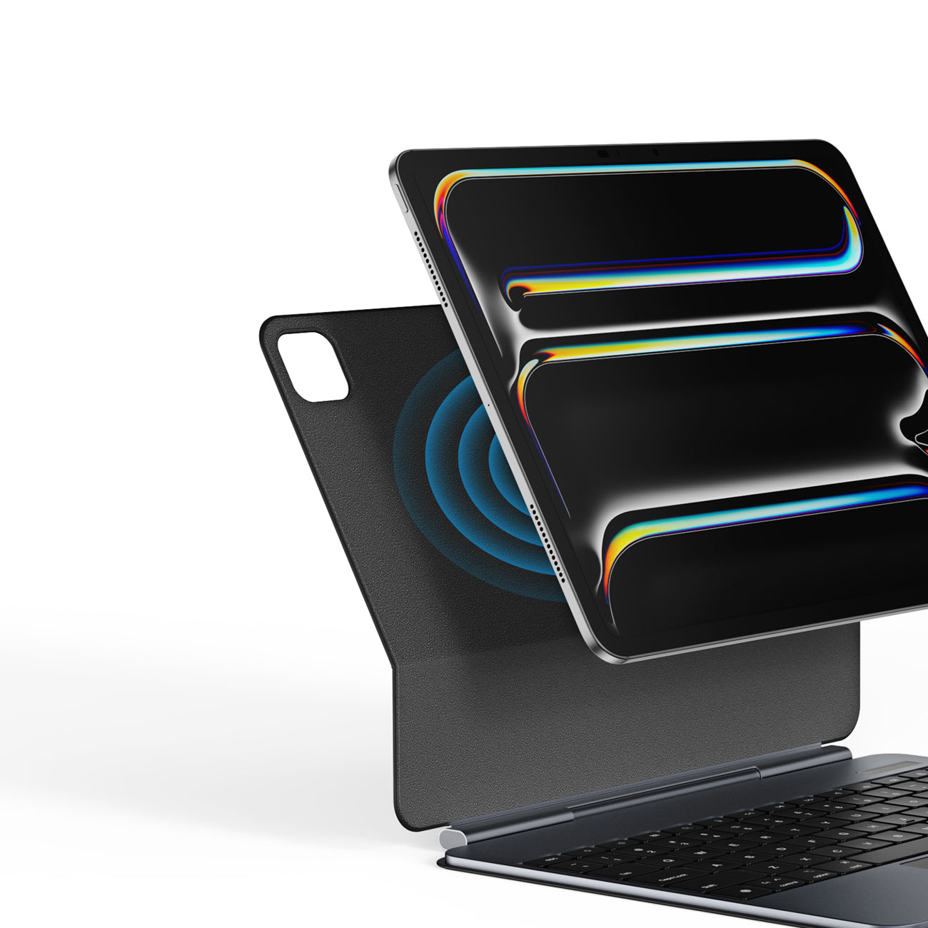 Dux Ducis (MK serijos) klaviatūros dėklas, skirtas iPad Pro 13" (2024) - juodas