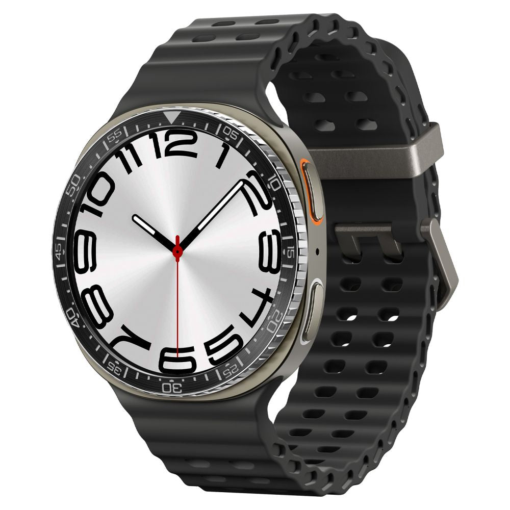 Spigen Bezel Tune naro dangtelis, skirtas Samsung Galaxy Watch 8 44mm - juodas