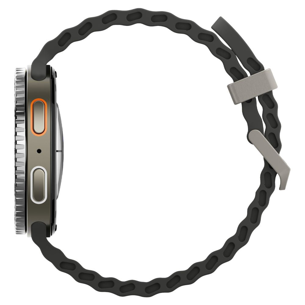Spigen Bezel Tune naro dangtelis, skirtas Samsung Galaxy Watch 8 44mm - juodas