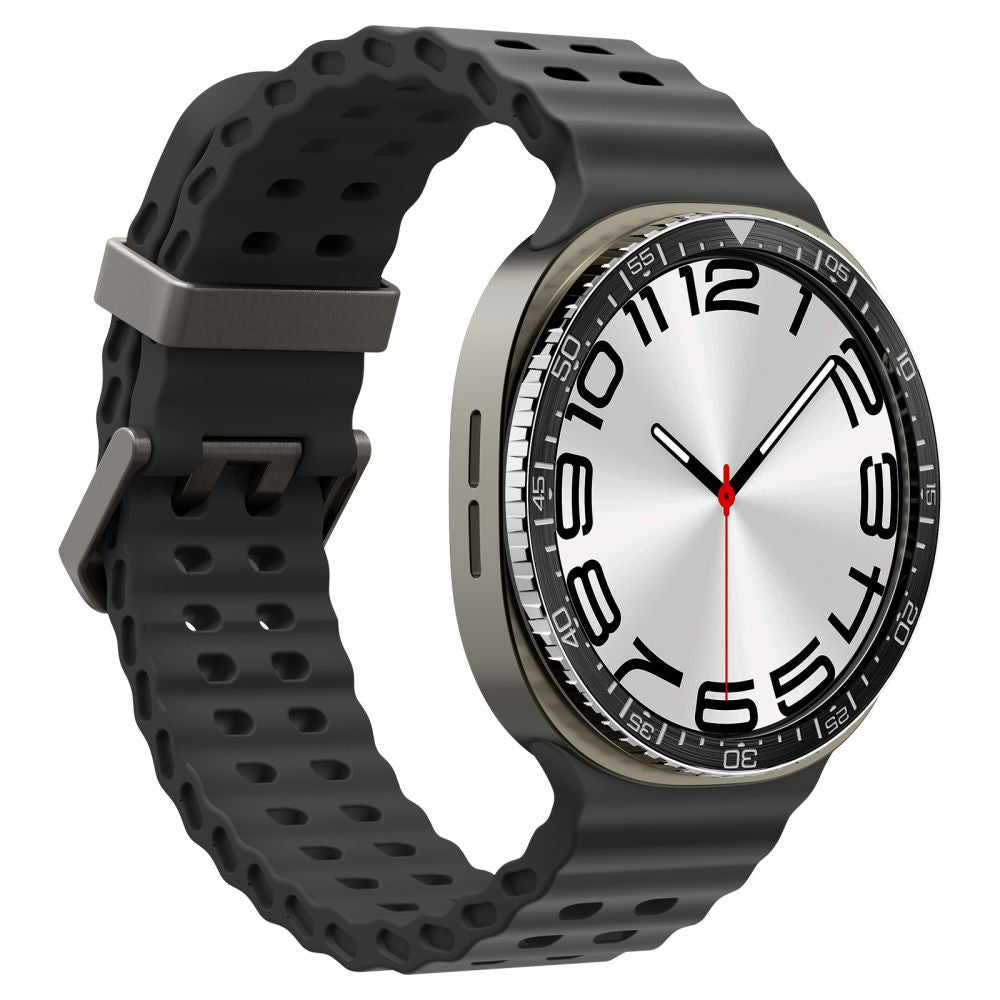 Spigen Bezel Tune naro dangtelis, skirtas Samsung Galaxy Watch 8 44mm - juodas