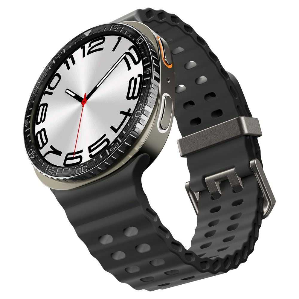 Spigen Bezel Tune naro dangtelis, skirtas Samsung Galaxy Watch 8 44mm - juodas