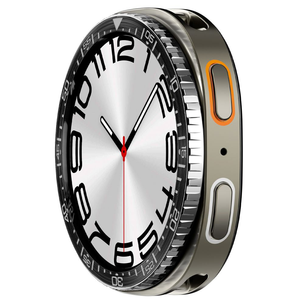 Spigen Bezel Tune naro dangtelis, skirtas Samsung Galaxy Watch 8 44mm - juodas