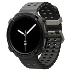 Spigen Rugged Armor dėklas Galaxy Watch 8 40 mm – juodas -- Samsung Galaxy Watch 8 40mm