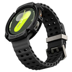 Spigen Rugged Armor dėklas Galaxy Watch 8 40 mm – juodas -- Samsung Galaxy Watch 8 40mm