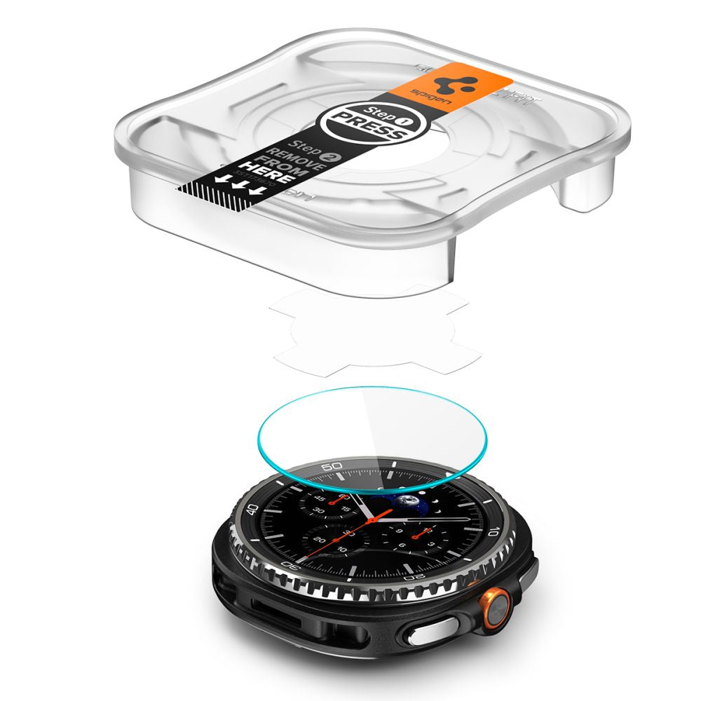 Spigen Glas.TR EZ Fit grūdintas stiklas Galaxy Watch 8 46 mm
