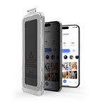 Privatumo grūdintas stiklas iPhone 16 Pro (2 vnt.) -- iPhone 16 Pro