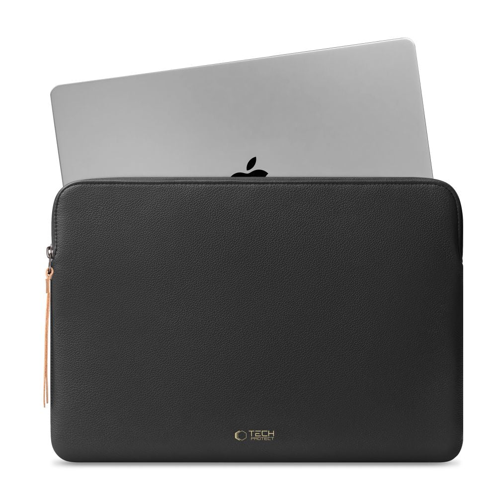 Tech-Protect Fleece nešiojamojo kompiuterio dėklas 15-16 - Juodas -- Laptop Bags