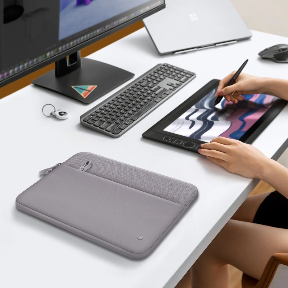 Tech-Protect Sleeve Nešiojamojo Kompiuterio Dėklas 13-14 - Pilkas -- Laptop Bags