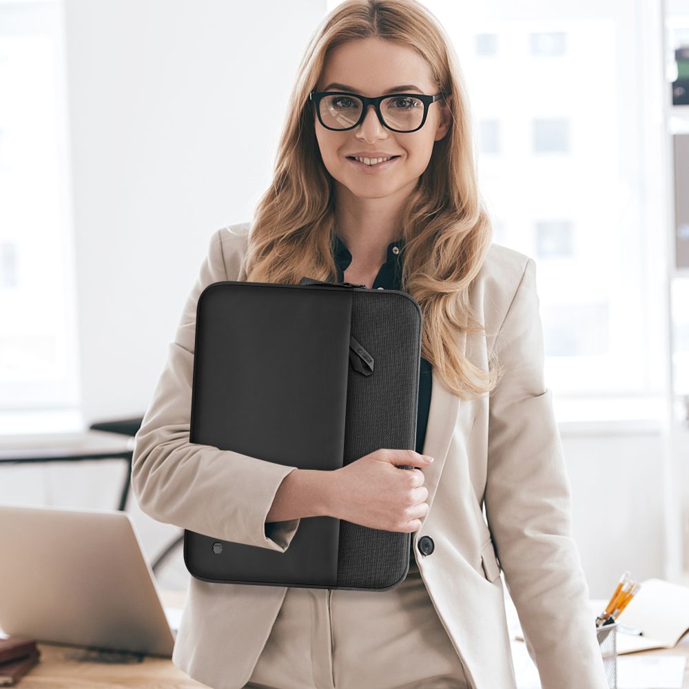Tech-Protect Sleeve Nešiojamojo Kompiuterio Krepšys 15-16 - Juodas -- Laptop Bags