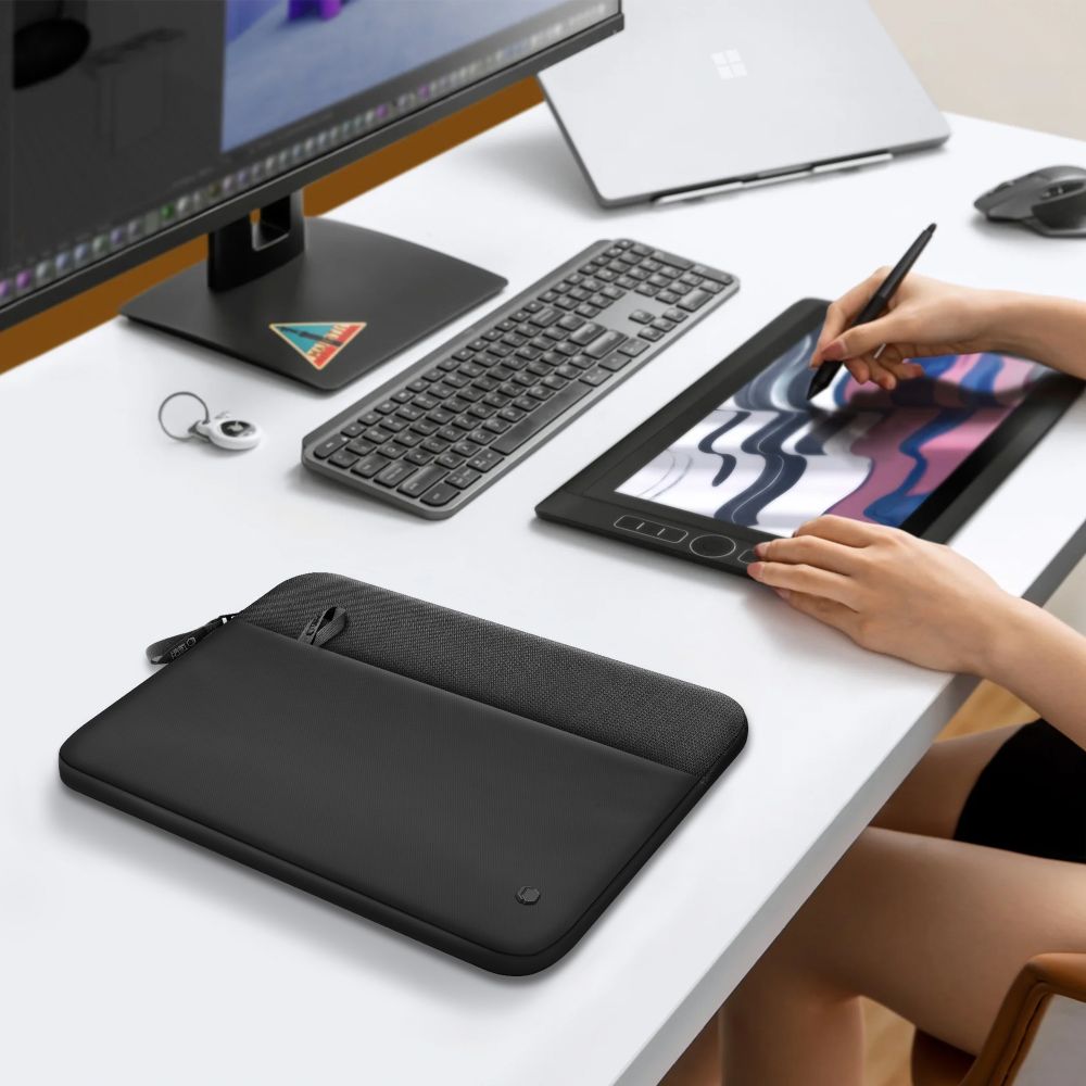 Tech-Protect Sleeve Nešiojamojo Kompiuterio Krepšys 15-16 - Juodas -- Laptop Bags