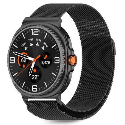 Tech-Protect MilaneseBand, skirta Samsung Galaxy Watch 40/44/46 mm – juoda -- Samsung Galaxy Watch 40