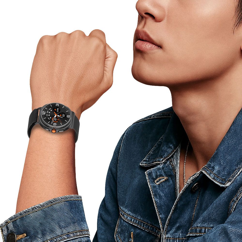 Tech-Protect MilaneseBand, skirta Samsung Galaxy Watch 40/44/46 mm – juoda -- Samsung Galaxy Watch 40