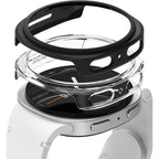 Ringke Slim 2-pack dėklas skirtas Samsung Galaxy Watch 8 40mm - skaidri-matinė juoda -- Samsung Galaxy Watch 8