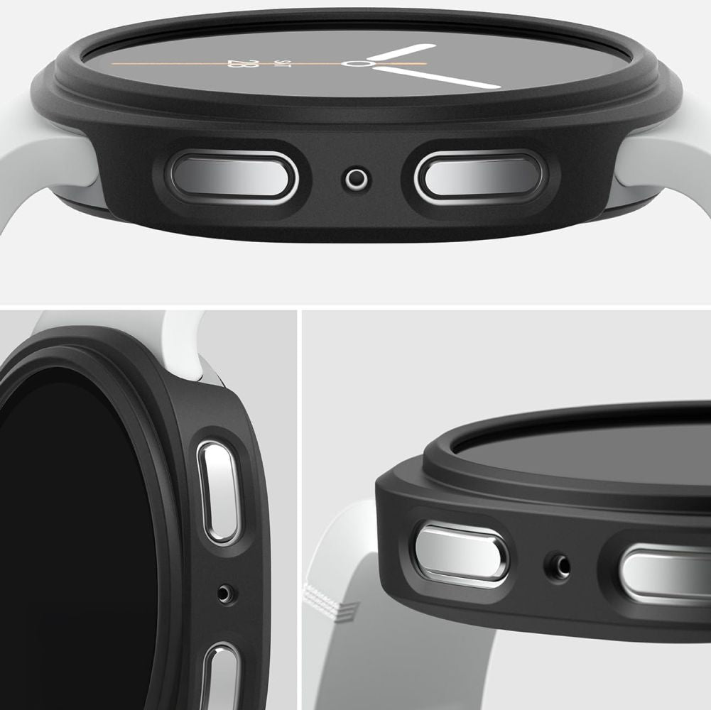 Ringke Slim 2-pack dėklas skirtas Samsung Galaxy Watch 8 40mm - skaidri-matinė juoda -- Samsung Galaxy Watch 8