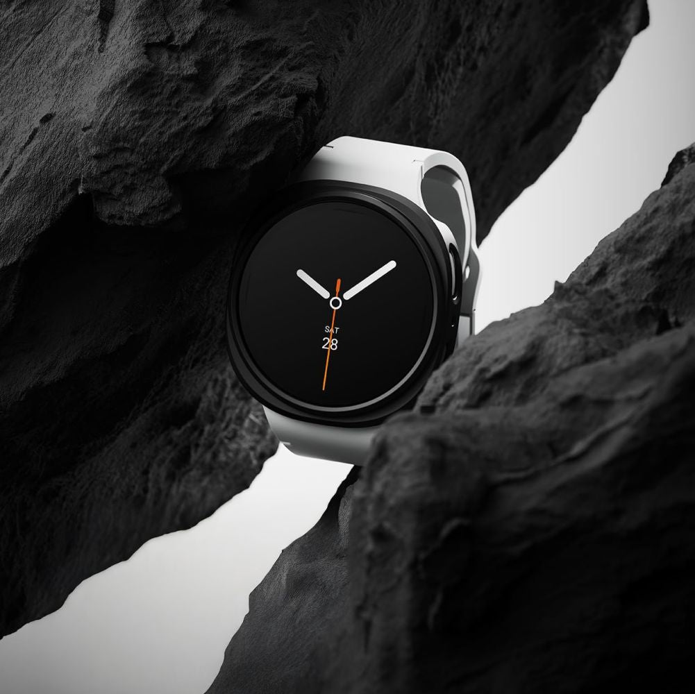 Ringke Slim 2-pack dėklas skirtas Samsung Galaxy Watch 8 40mm - skaidri-matinė juoda -- Samsung Galaxy Watch 8