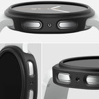 Ringke Slim 2 dalių dėklas Galaxy Watch 8 44 mm – skaidrus/juodas -- Samsung Galaxy Watch 8 44mm