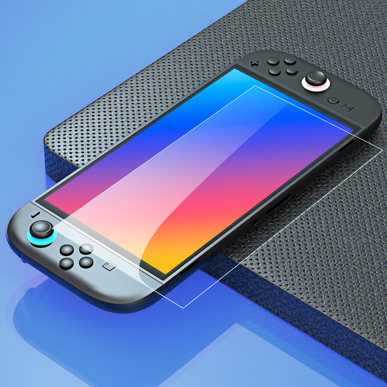 Dux Ducis HD grūdintas stiklas, skirtas Nintendo Switch 2 su montavimo rėmeliu -- Cell phone tempered glass