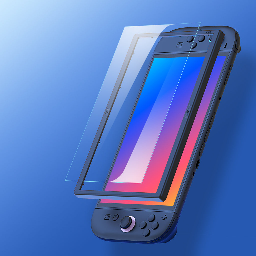 Dux Ducis HD grūdintas stiklas, skirtas Nintendo Switch 2 su montavimo rėmeliu -- Cell phone tempered glass