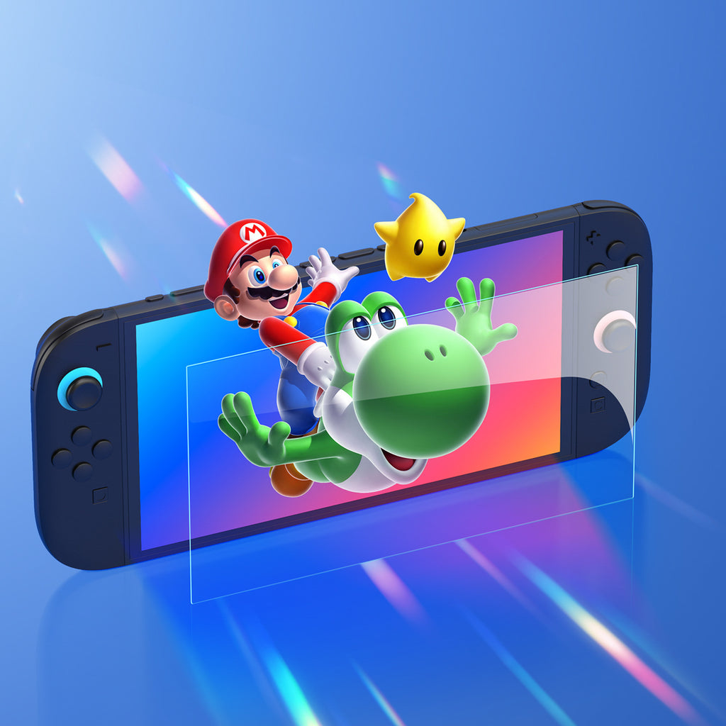 Dux Ducis HD grūdintas stiklas, skirtas Nintendo Switch 2 su montavimo rėmeliu -- Cell phone tempered glass