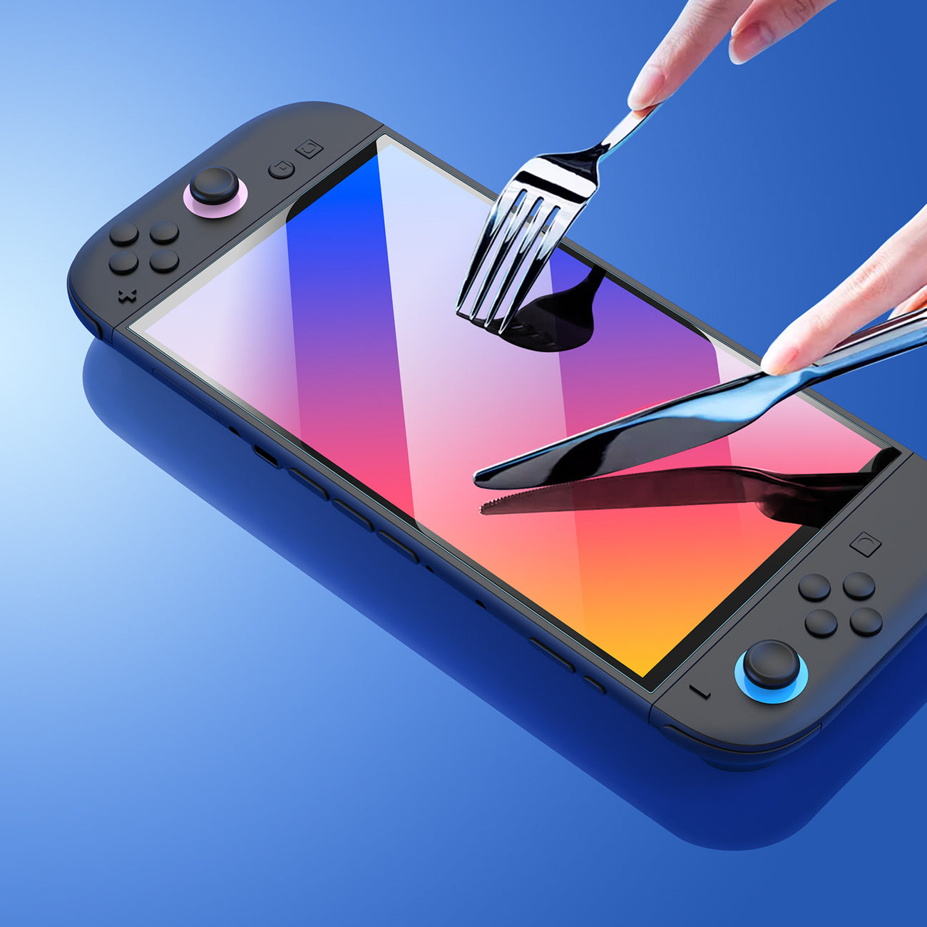 Dux Ducis HD grūdintas stiklas, skirtas Nintendo Switch 2 su montavimo rėmeliu -- Cell phone tempered glass