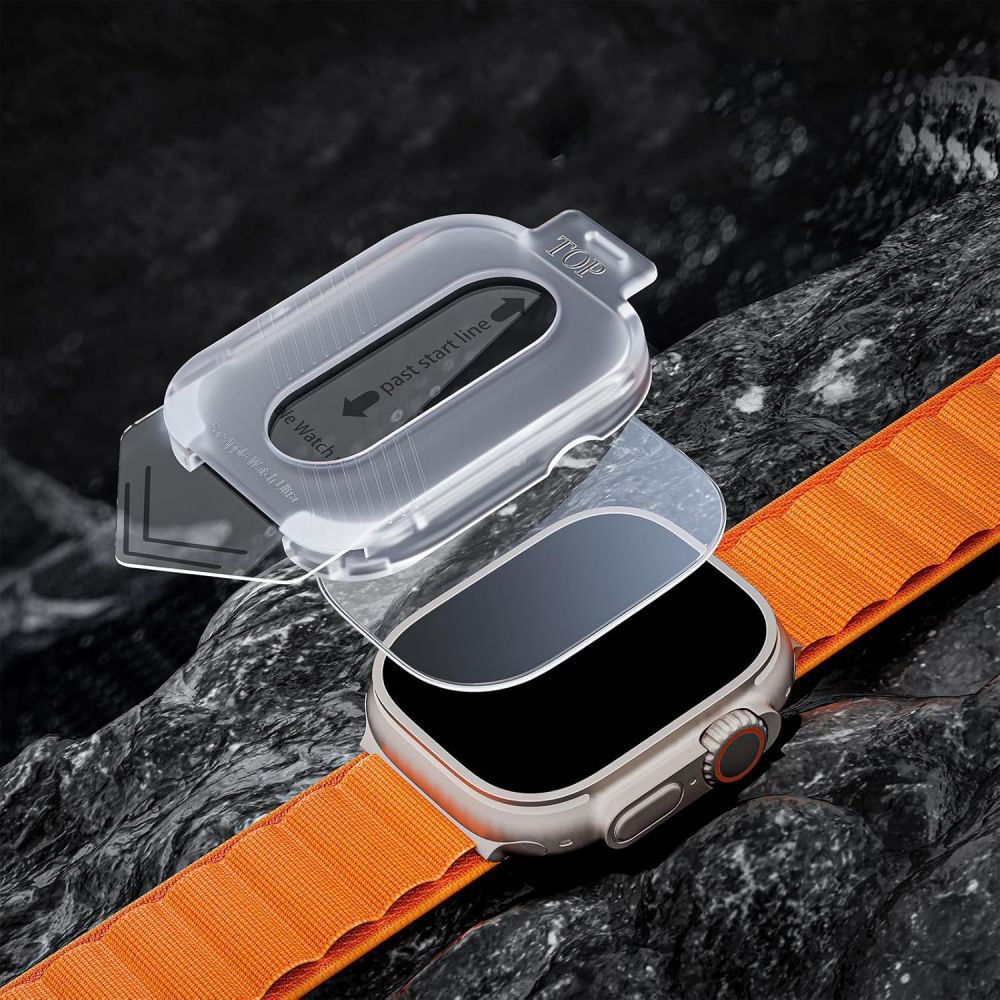 Tech-Protect grūdintas stiklas Apple Watch Ultra 49 mm (2 vnt.) -- Apple Watch Ultra (49mm)