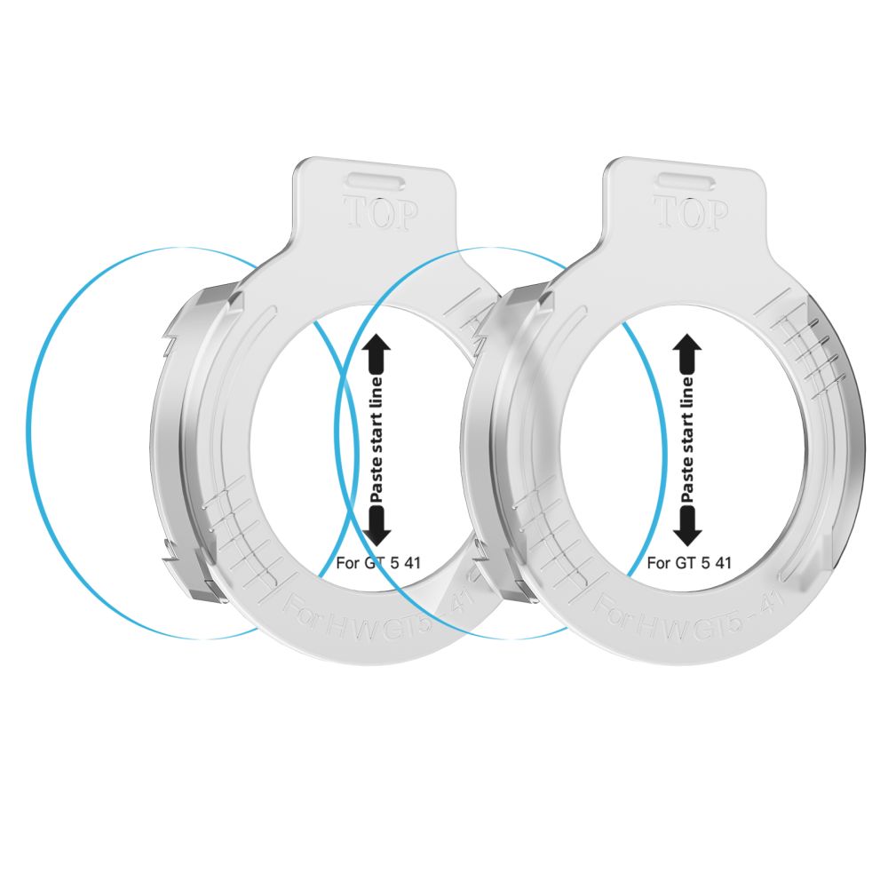 Tech-Protect Easy Set+ stiklas Huawei Watch GT 5 41 mm, 2 vnt. -- Huawei Watch GT 5 (41mm)