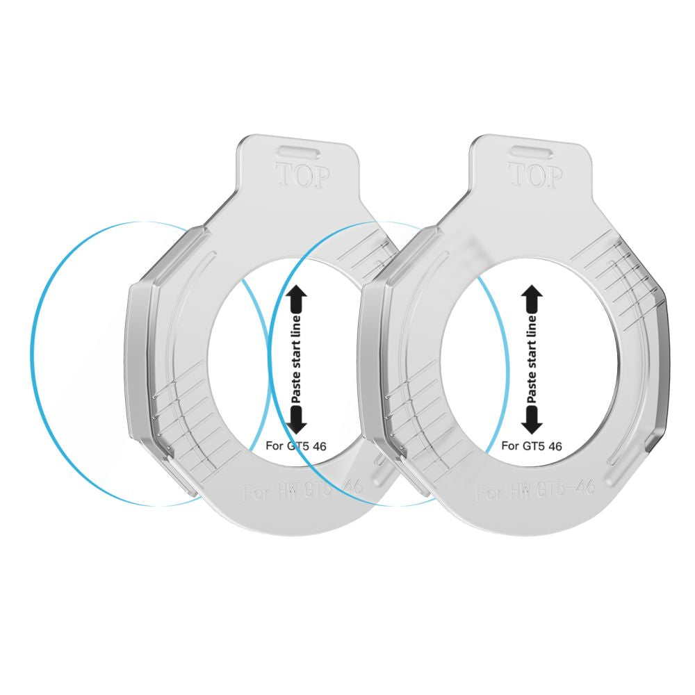 Tech-Protect Easy Set+ stiklas Huawei Watch GT 5 46 mm (2 vnt.) -- Huawei Watch GT 5 (46mm)