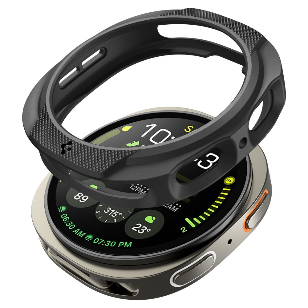 Spigen Liquid Air dėklas Galaxy Watch 8 40mm – juodas -- Samsung Galaxy Watch 8 40mm