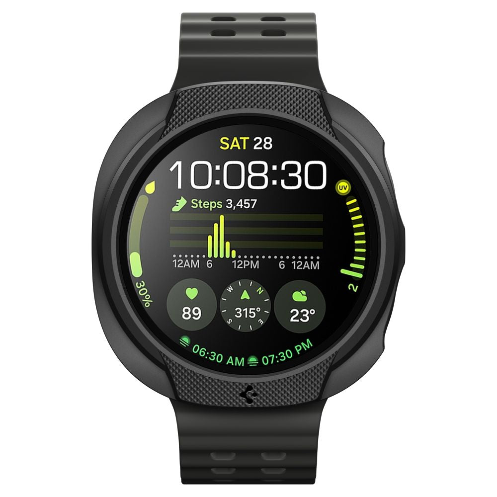 Spigen Liquid Air dėklas Galaxy Watch 8 40mm – juodas -- Samsung Galaxy Watch 8 40mm