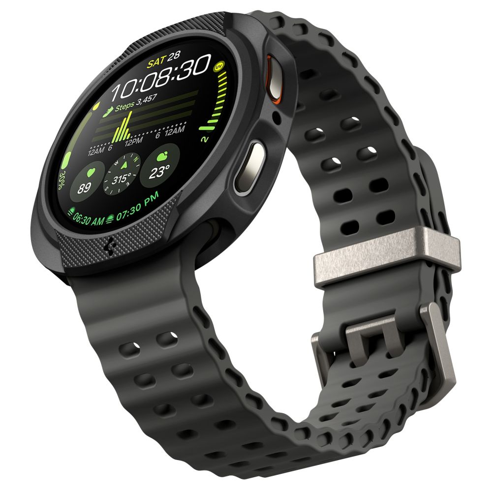 Spigen Liquid Air dėklas Galaxy Watch 8 40mm – juodas -- Samsung Galaxy Watch 8 40mm