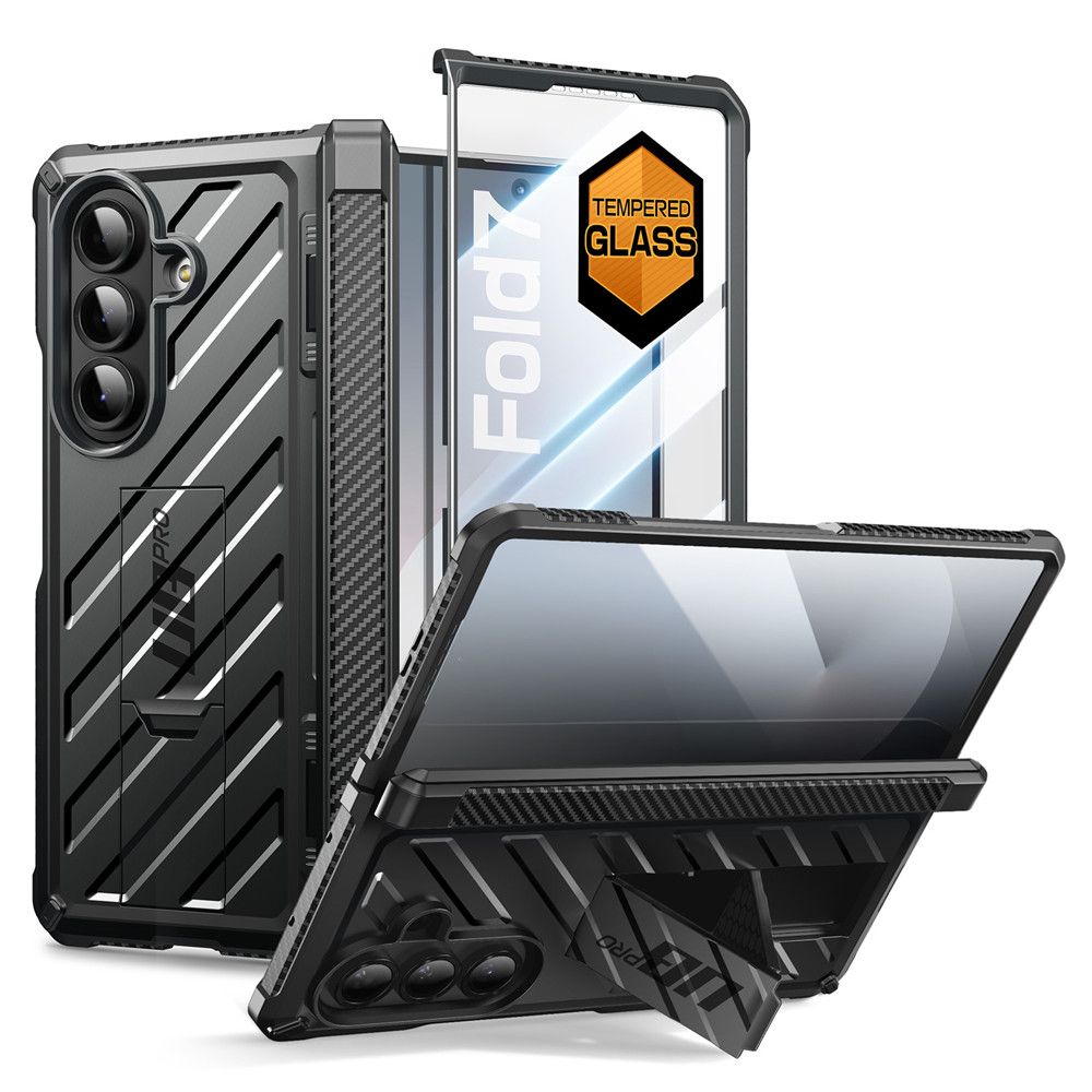 Supcase Unicorn Beetle Pro dėklas Galaxy Z Fold 7 – juodas