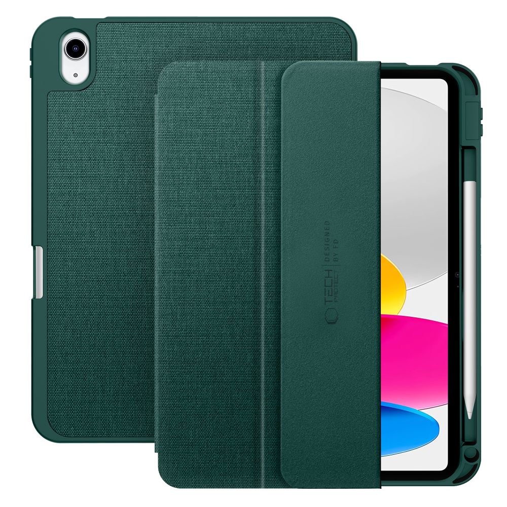 Tech-Protect SC Pen Canvas iPad 10.9 colių dėklas 10 / 2022 / 11" 11 / 2025 - žalia