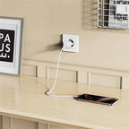 Tech-Protect NCM25 USB-C PD 25W sieninis įkroviklis - baltas -- Cell phone chargers