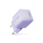 Tech-Protect NCM25 USB-C PD 25W sieninis įkroviklis - violetinis -- Cell phone chargers