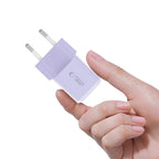 Tech-Protect NCM25 USB-C PD 25W sieninis įkroviklis - violetinis -- Cell phone chargers