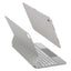 Uniq „Venno Pro“ magnetinis išmanusis dėklas su klaviatūra, skirtas iPad Air 10.9" (2020/2022) / Pro 11" (2021/2022) / Air 11" (2024/2025/2026) – White
