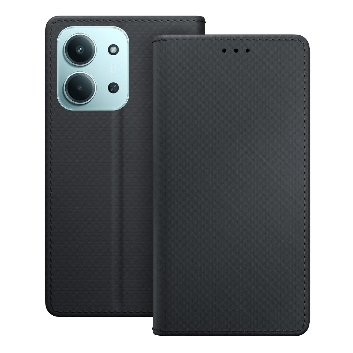 3mk piniginės dėklas, skirtas Xiaomi Redmi 15C – juodas -- Xiaomi Redmi 15C