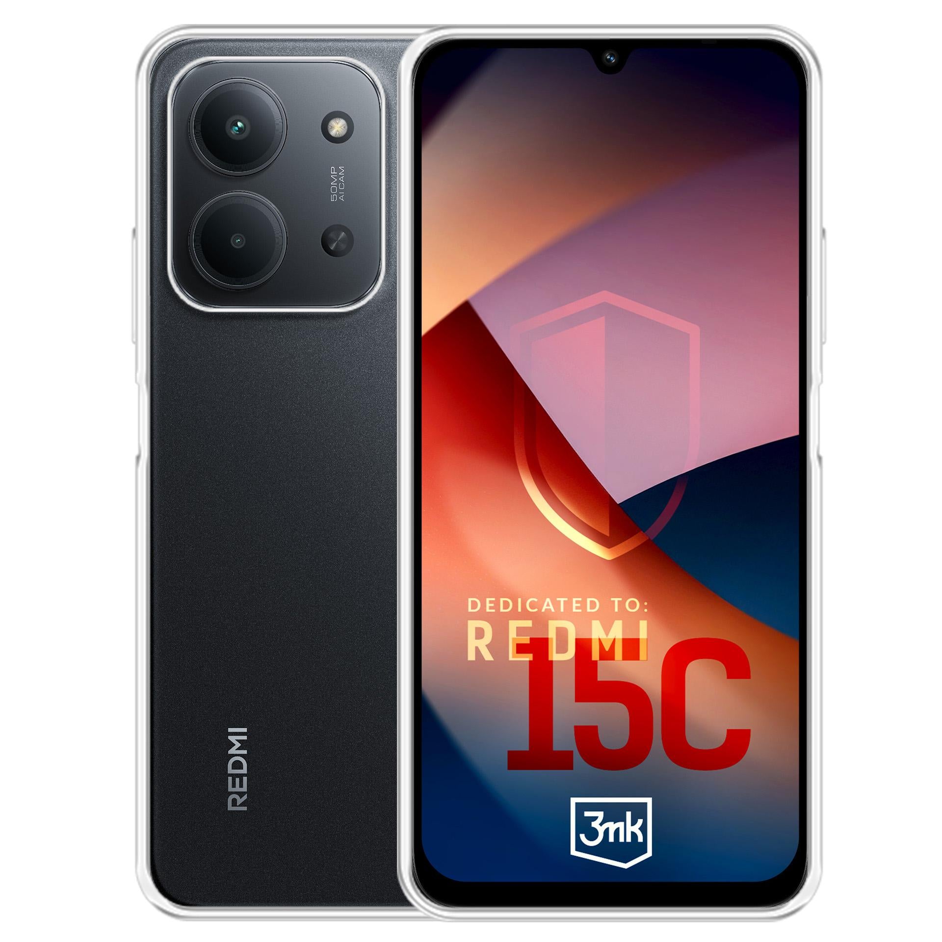 Skaidrus dėklas Xiaomi Redmi 15C – 3mk Clear Case -- Xiaomi Redmi 15C