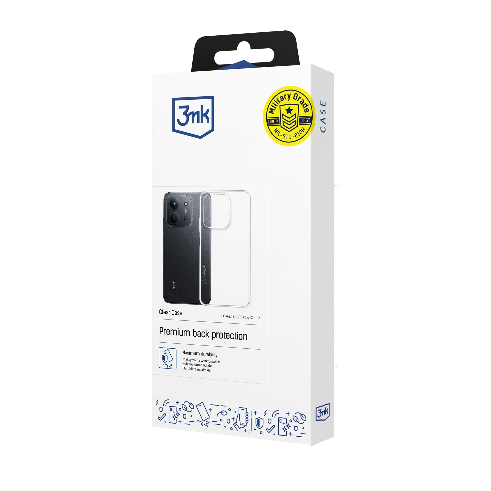 Skaidrus dėklas Xiaomi Redmi 15C – 3mk Clear Case -- Xiaomi Redmi 15C