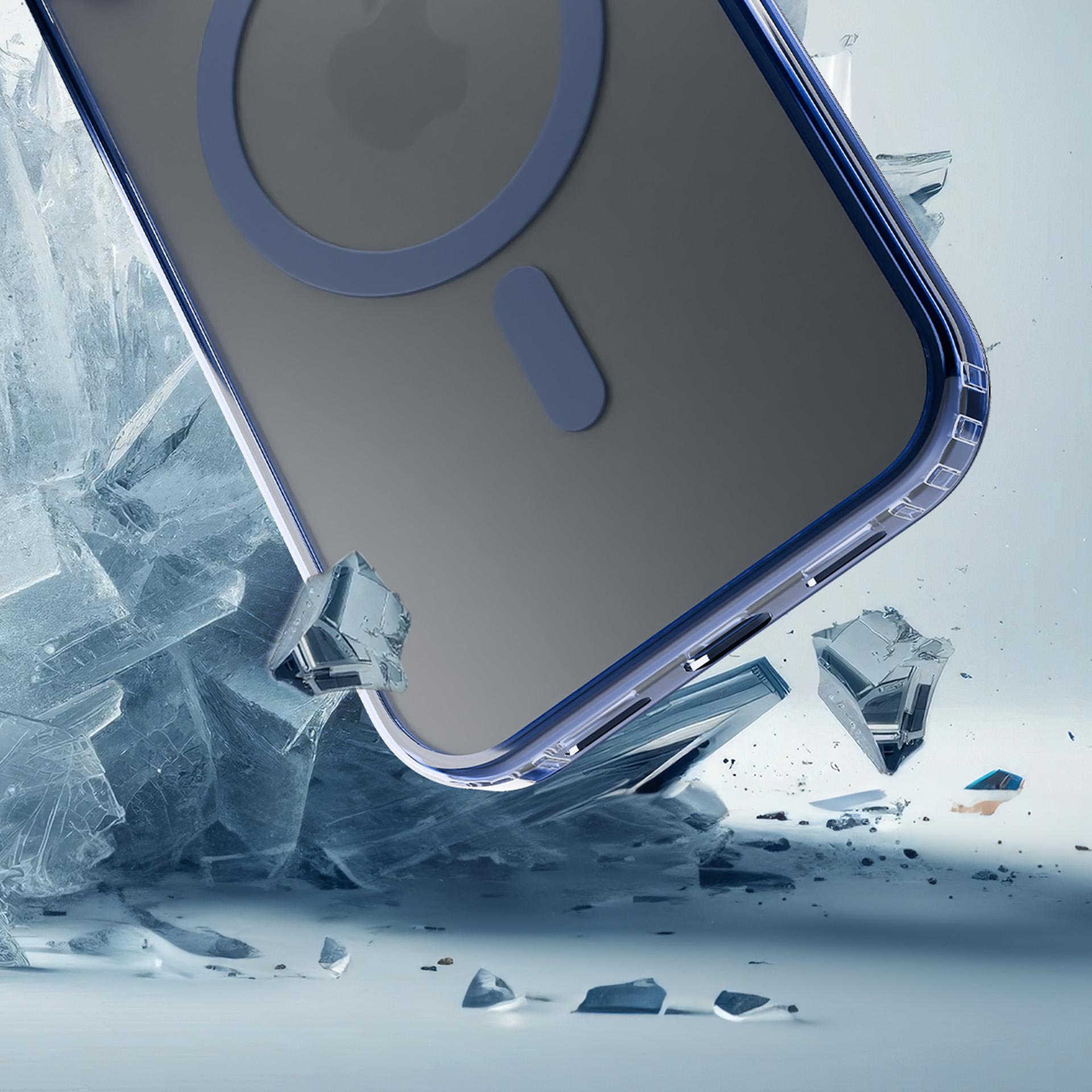 3mk Frosty MagCase, skirtas iPhone 17 - mėlynas -- iPhone 17