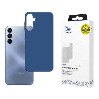3mk matinis dėklas, skirtas Samsung Galaxy A15 5G – matinė mėlyna -- Samsung Galaxy A15 5G - Matte Blue