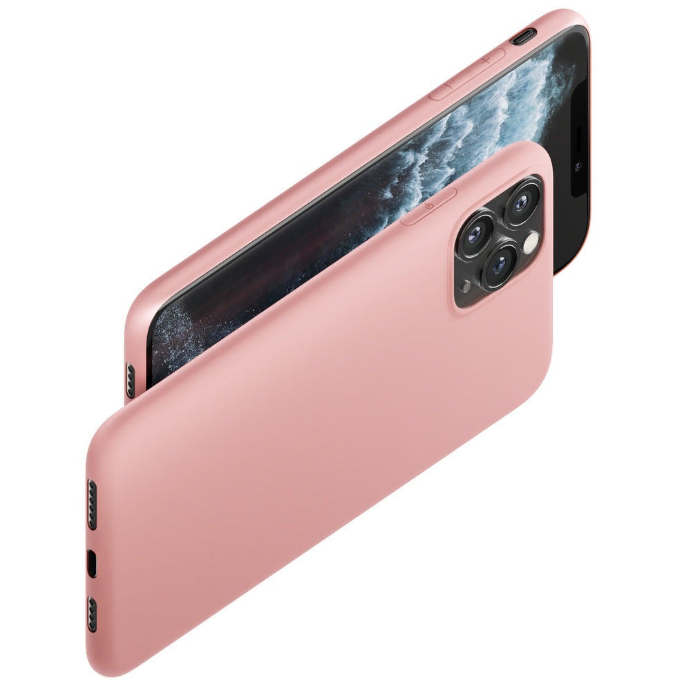 3mk matinis dėklas, skirtas Apple iPhone Xs Max - Matte Pink -- iPhone XS Max